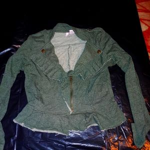 Women's  Stella Star Green M Crop Jacket